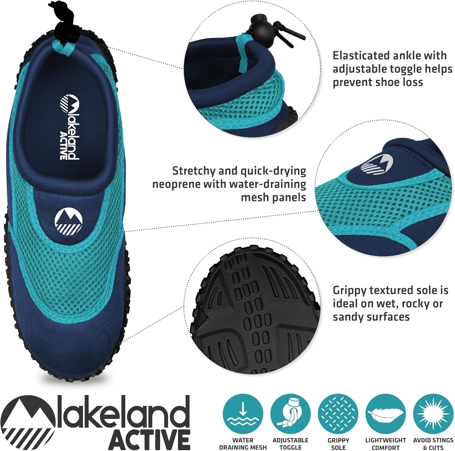 Detalle de Lakeland Active Women's Eden Aquasport Water Shoes