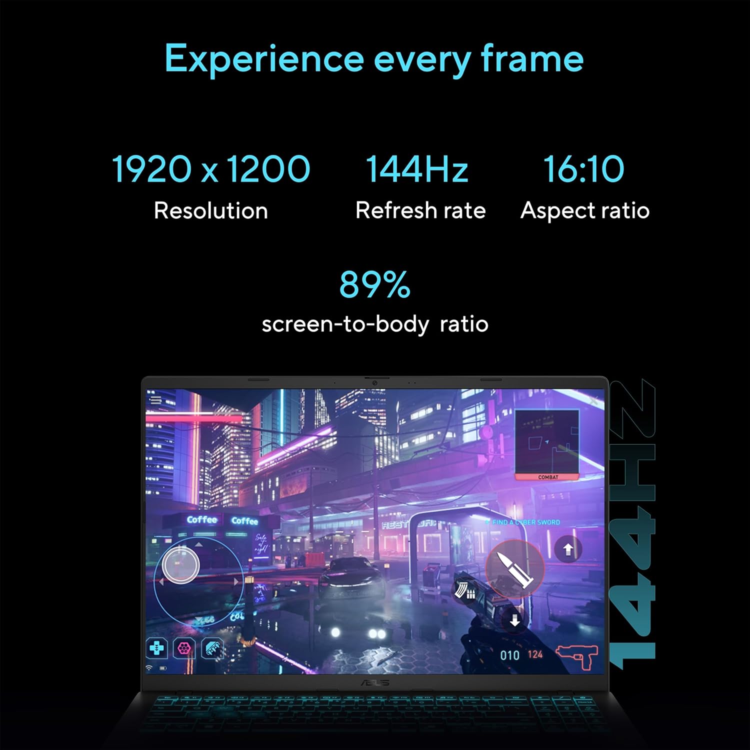 Thumbnail 3 de ASUS V16 16" WUXGA 144Hz Gaming Laptop with RTX 5070