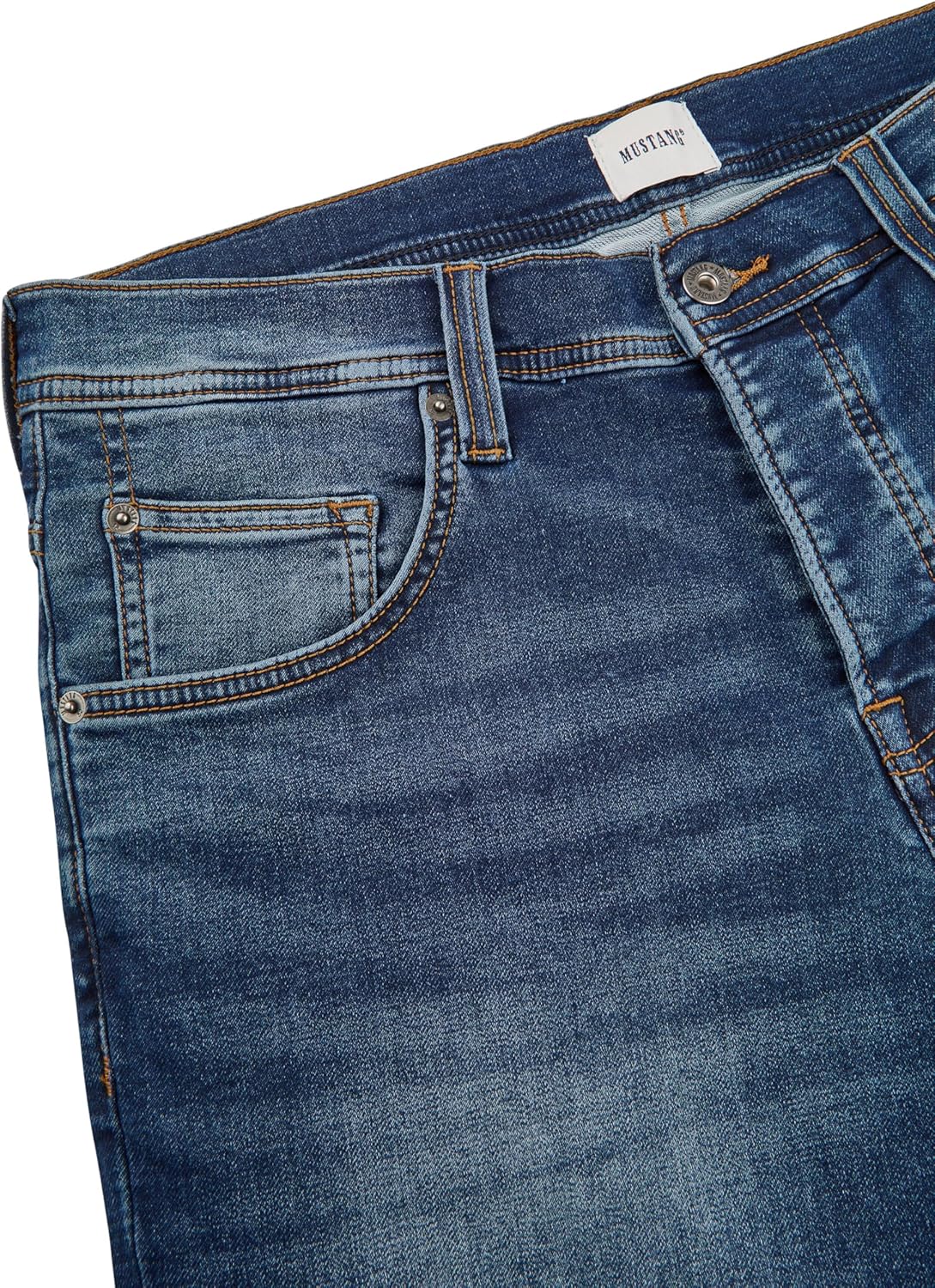 Thumbnail 2 de Mustang Jeansshorts Herren Stretch Kurz Regular Fit Chicago Real X – 5-Pocket Denim Bermuda