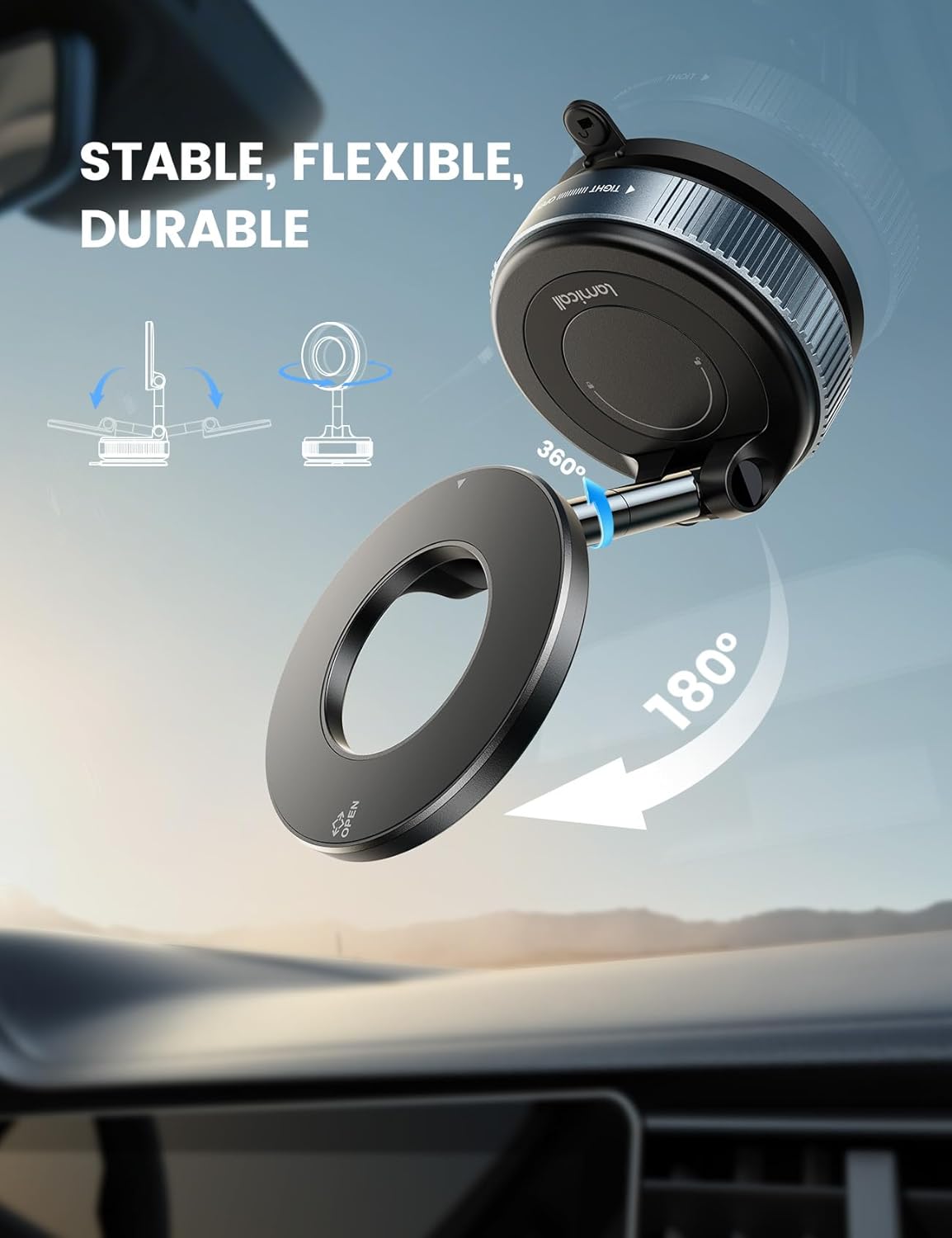 Detalle 2 de Lamicall Car Phone Holder 70 lbs