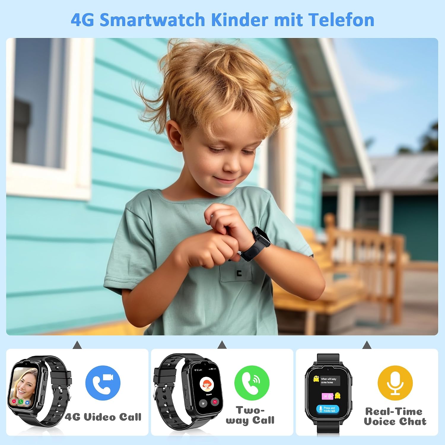 Detalle de Kids Smart Watch for Girls Boys: A Practical First Tech Companion for Active Kids