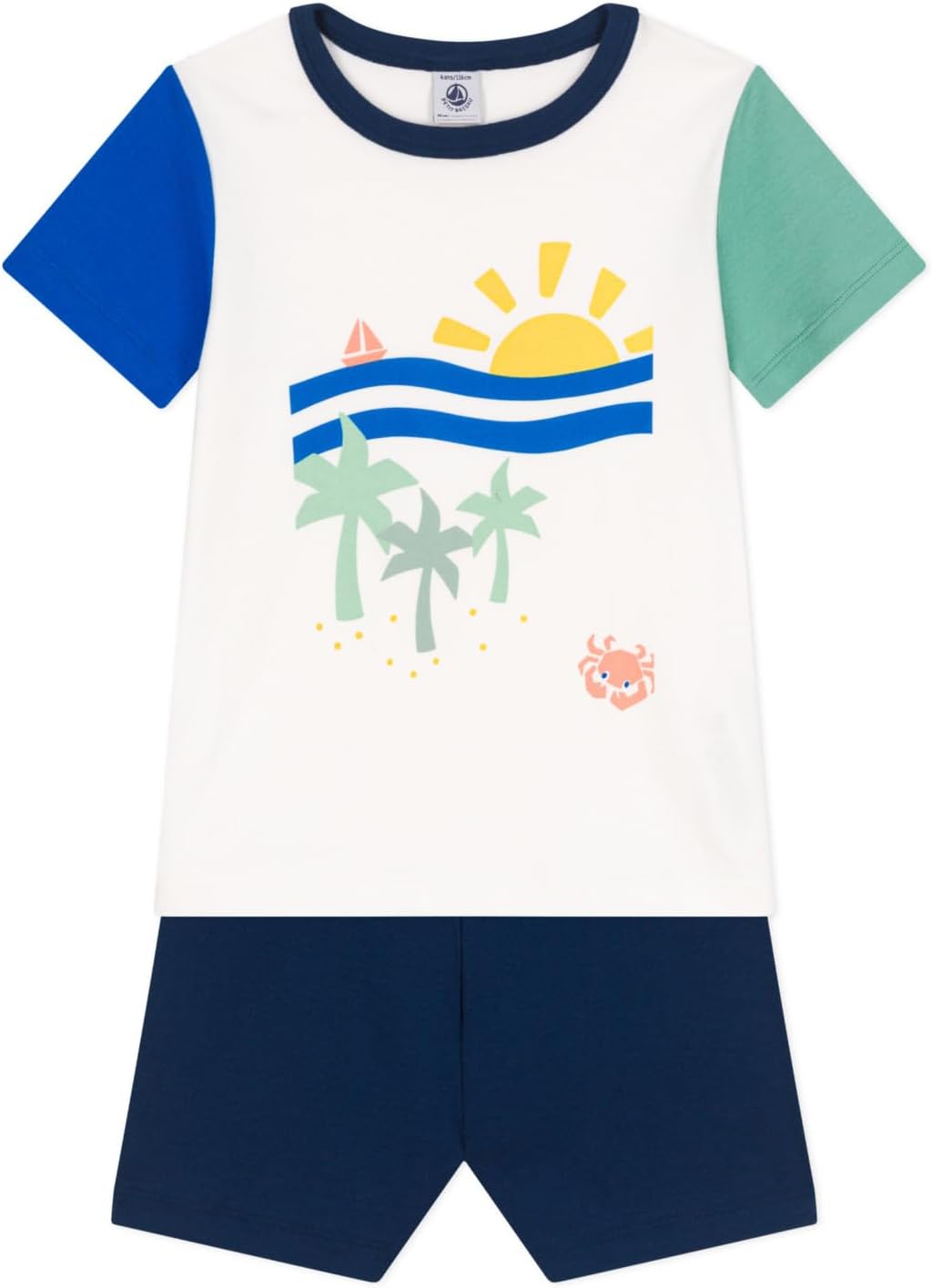 Thumbnail 2 de Petit Bateau Pyjacourt Garçon – Pyjama short en coton