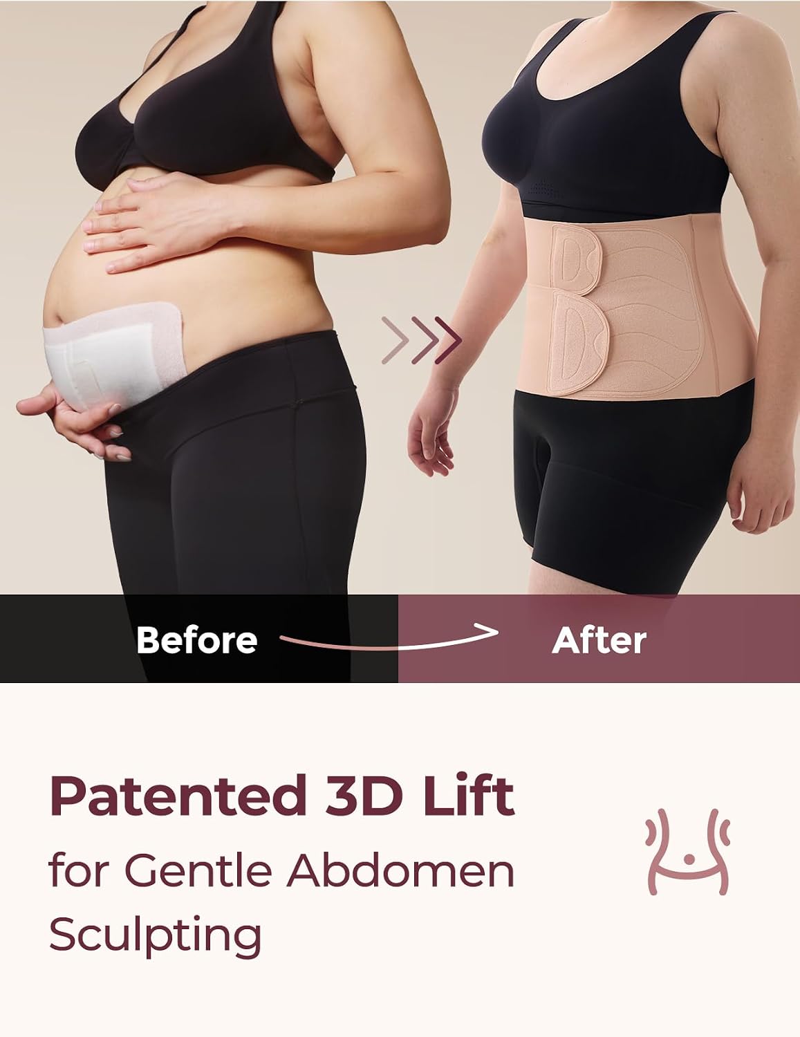 Detalle 2 de momcozy Ergowrap Postpartum Belly Band 🤰