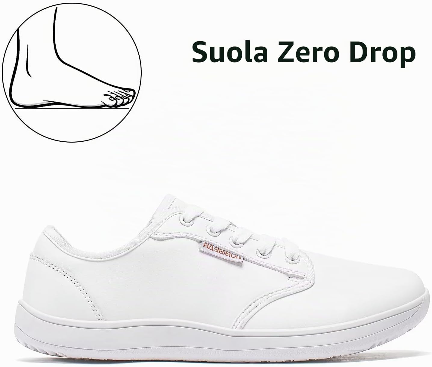 Detalle de HOBIBEAR Scarpe a piedi nudi unisex con puntera larga, minimaliste e zero drop