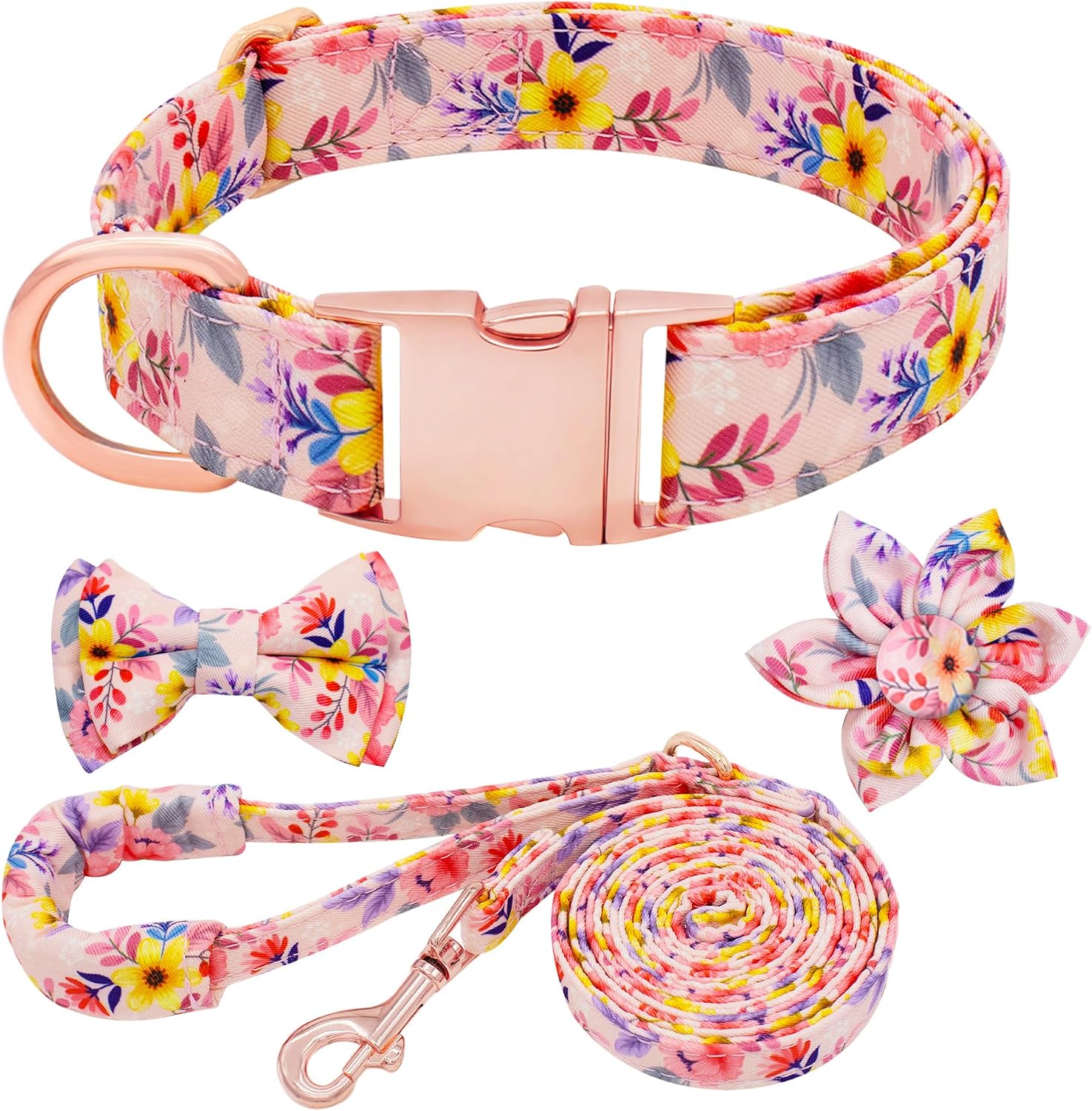 Detalle de Dote Dog Collar Set Pink Diamond M