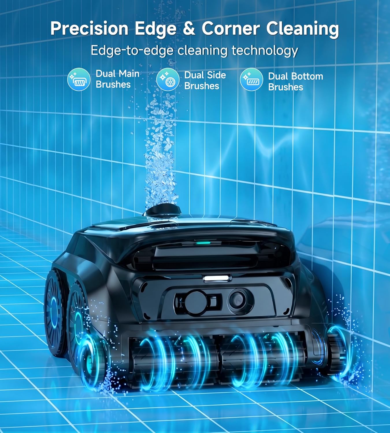 Detalle de WYBOT B1 Cordless Robotic Pool Vacuum for Inground Pools
