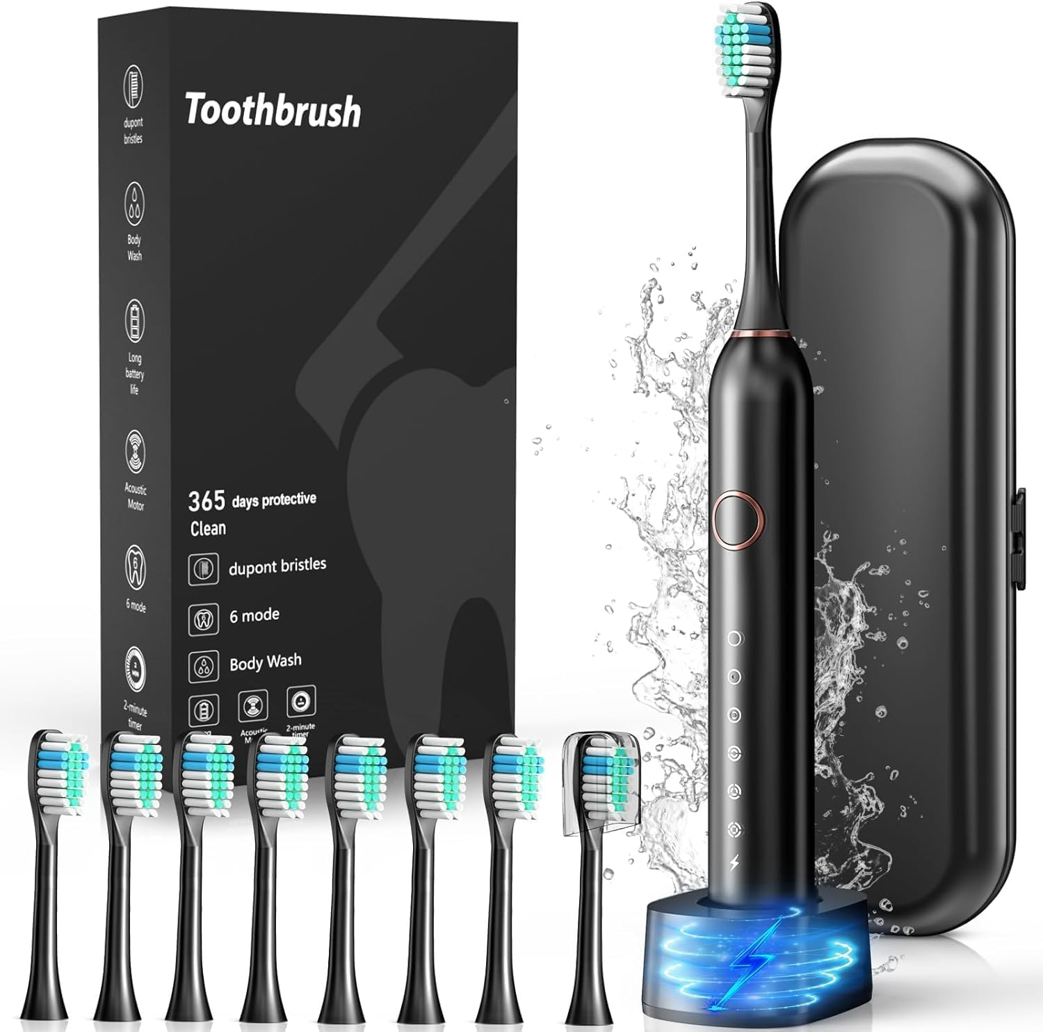 Detalle de Cemobene Electric Toothbrush with 6 Modes