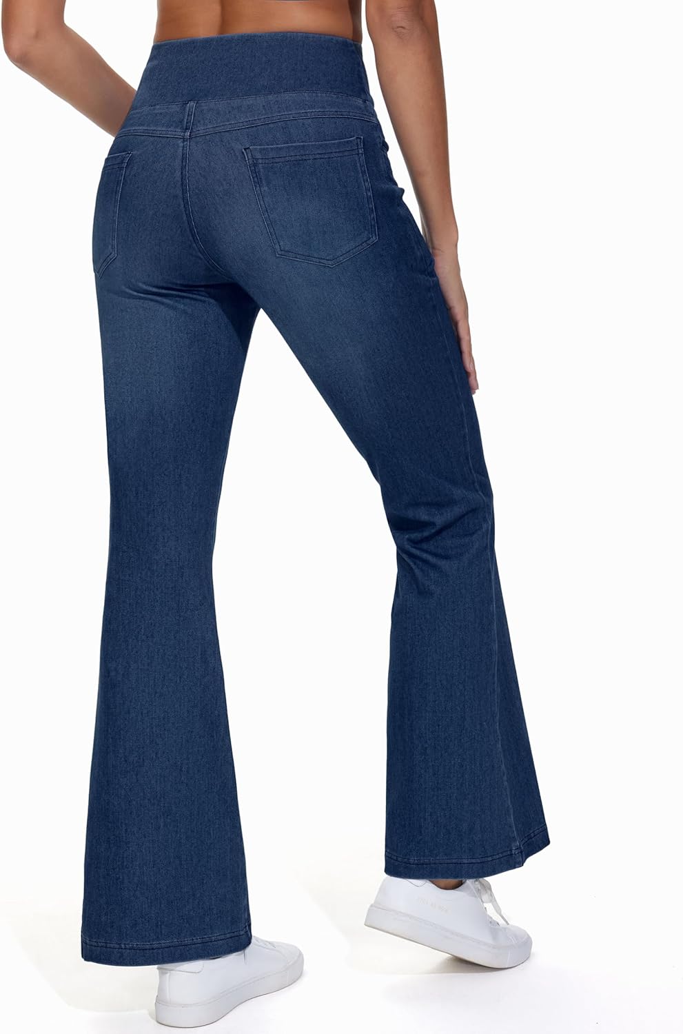 Thumbnail 1 de Jeans da donna THE GYM PEOPLE a vita alta a campana con controllo pancia e tasche