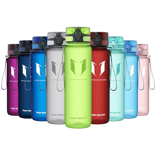 Detalle de Super Sparrow Trinkflasche – 1000 ml Tritan, BPA-frei, robust & leicht