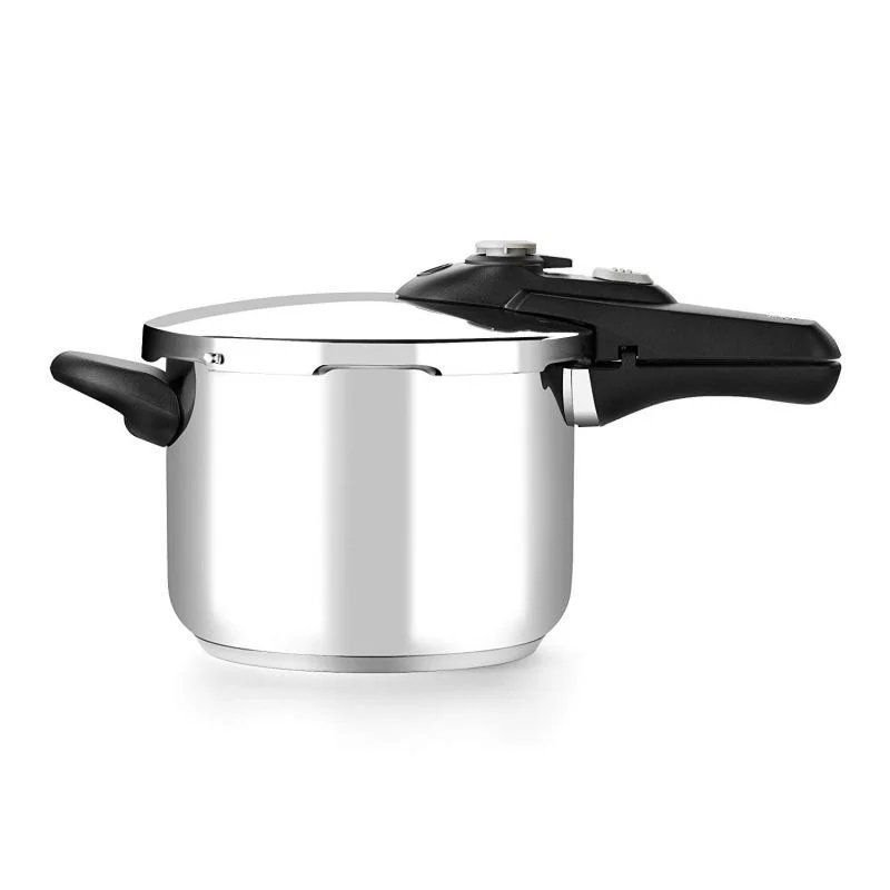 Detalle de Olla a presión Bra Vitesse A185100, Ø20 cm, 3 L, acero inoxidable 18/10, apta para inducción