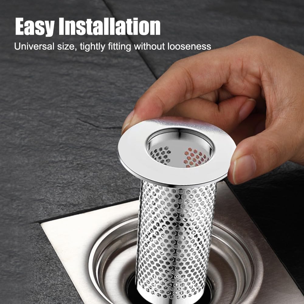 Thumbnail 3 de Kitchen Sink Drain Strainers, 2-Pack Stainless Steel Anti-Clogging Filters