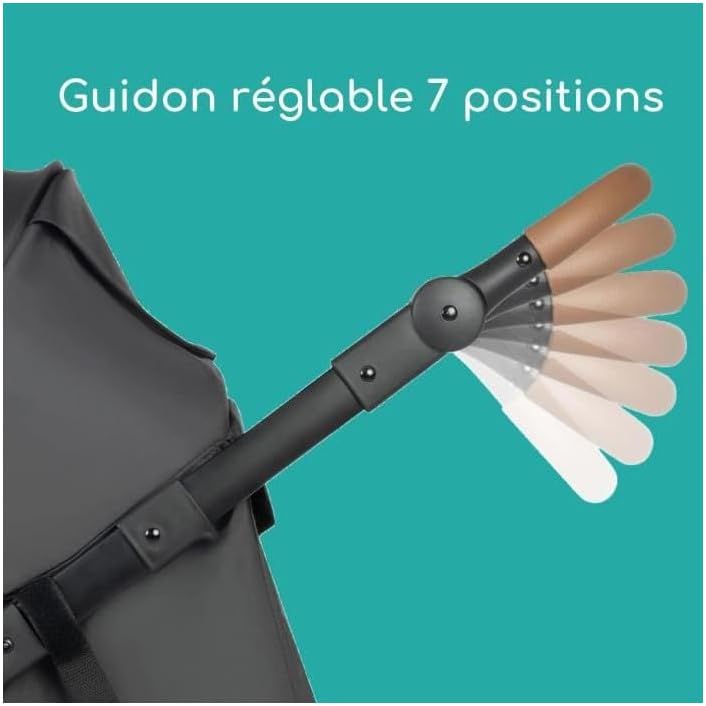 Thumbnail 2 de Bebeconfort Cloudy All-Terrain Pushchair (0–4 Years, max 22 kg) with Maxi-Cosi Car Seat Adapters