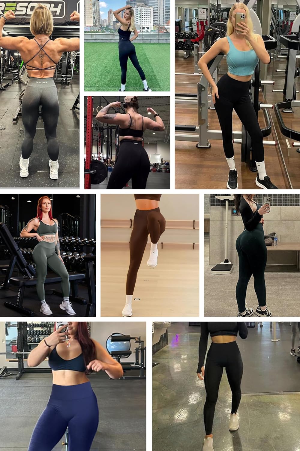Detalle 2 de JOYSPELS Revolution Seamless Sport Leggings Damen