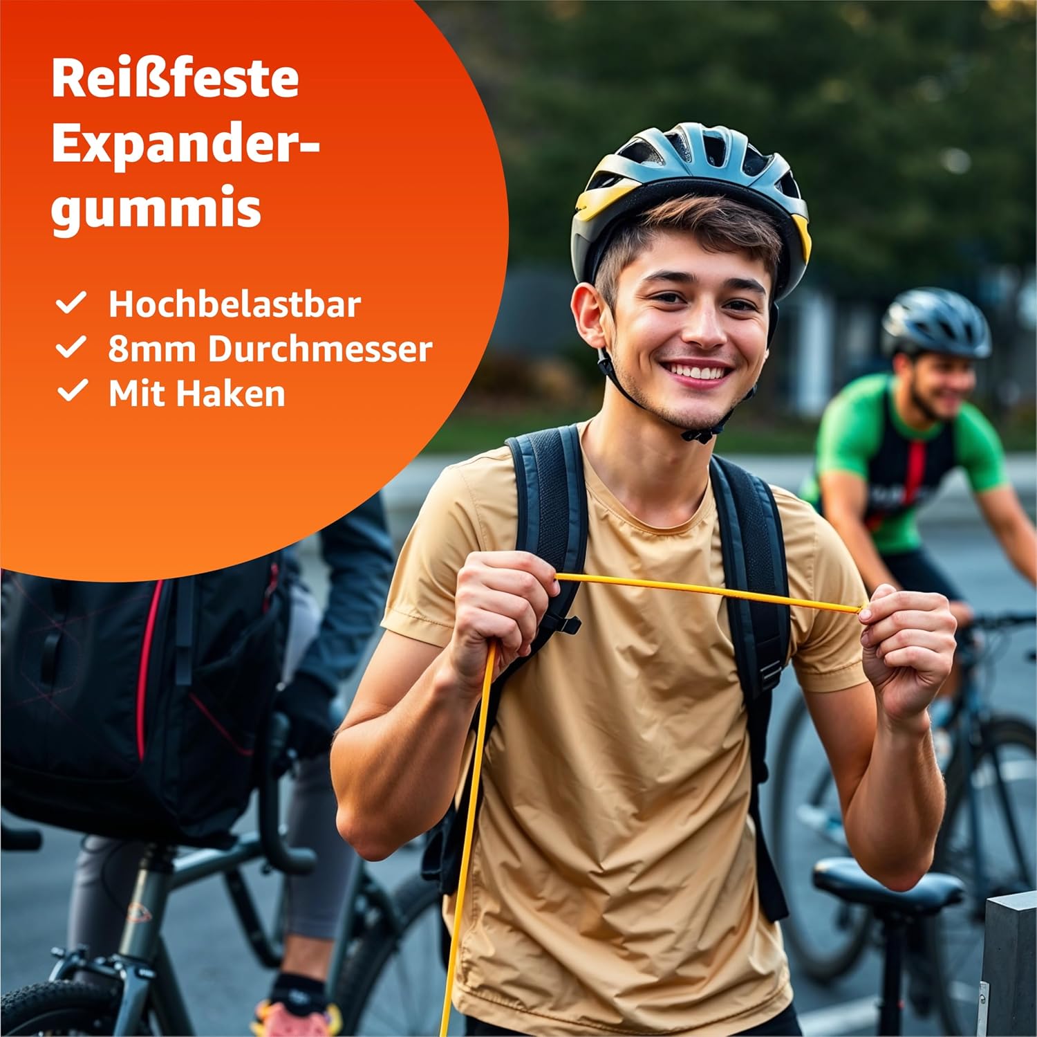 Detalle 2 de 10 tensores correas elásticas multiusos 88 cm