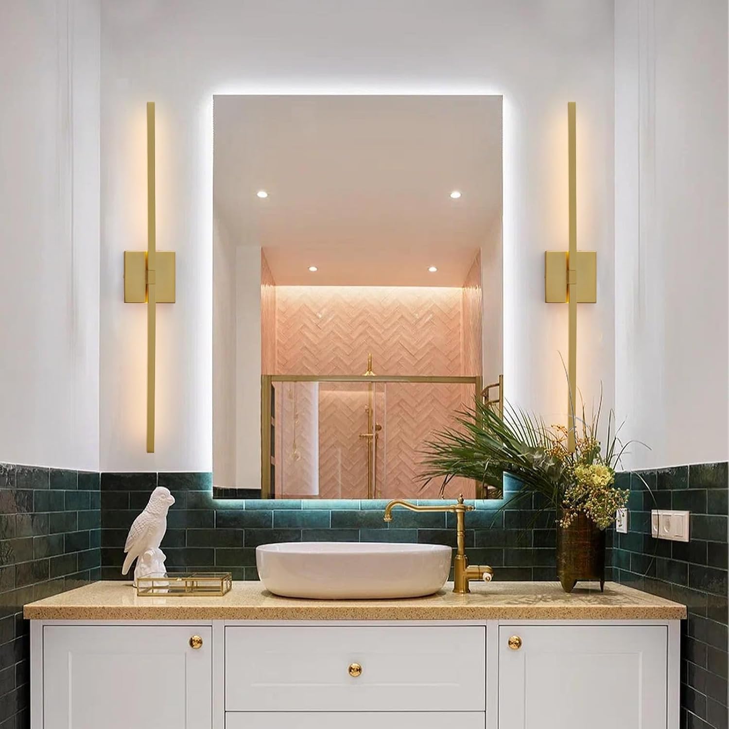 Thumbnail 1 de CCYCOL 8036WL-30GD 30-Inch Rotatable Bathroom Vanity Light, 3500K LED
