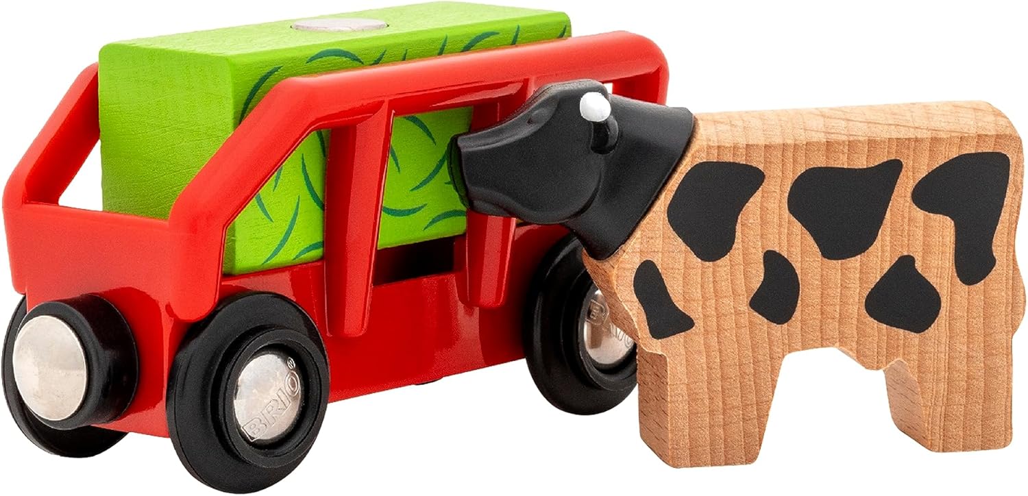 Thumbnail 6 de BRIO World 36018 Bauernhof-Batteriezug – batteriebetriebener Spielzeugzug für Kinder ab 3 Jahren