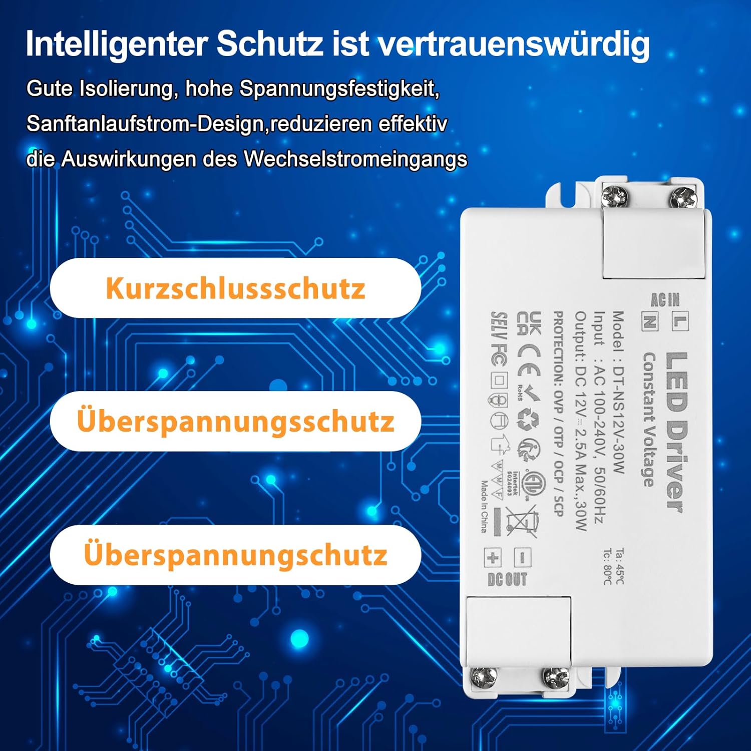 Thumbnail 6 de Alimentatore 12V 2,5A per LED 🔌