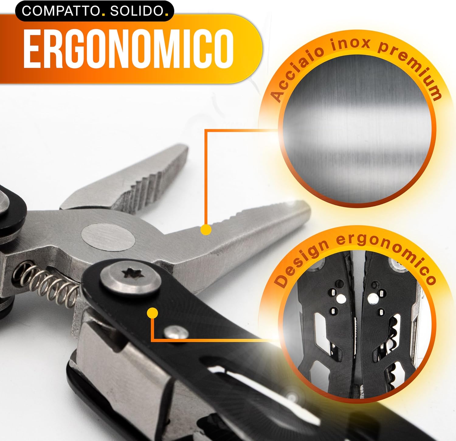 Detalle 1 de CustoDesign Multitool 12 in 1 Pinza Multiuso