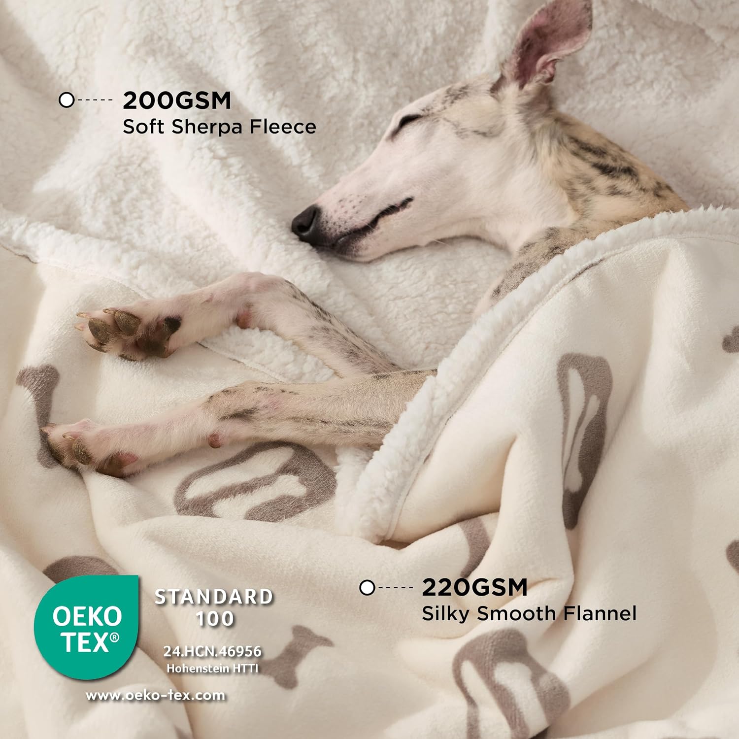 Detalle 2 de BEDSURE Hundedecke 152×127 cm