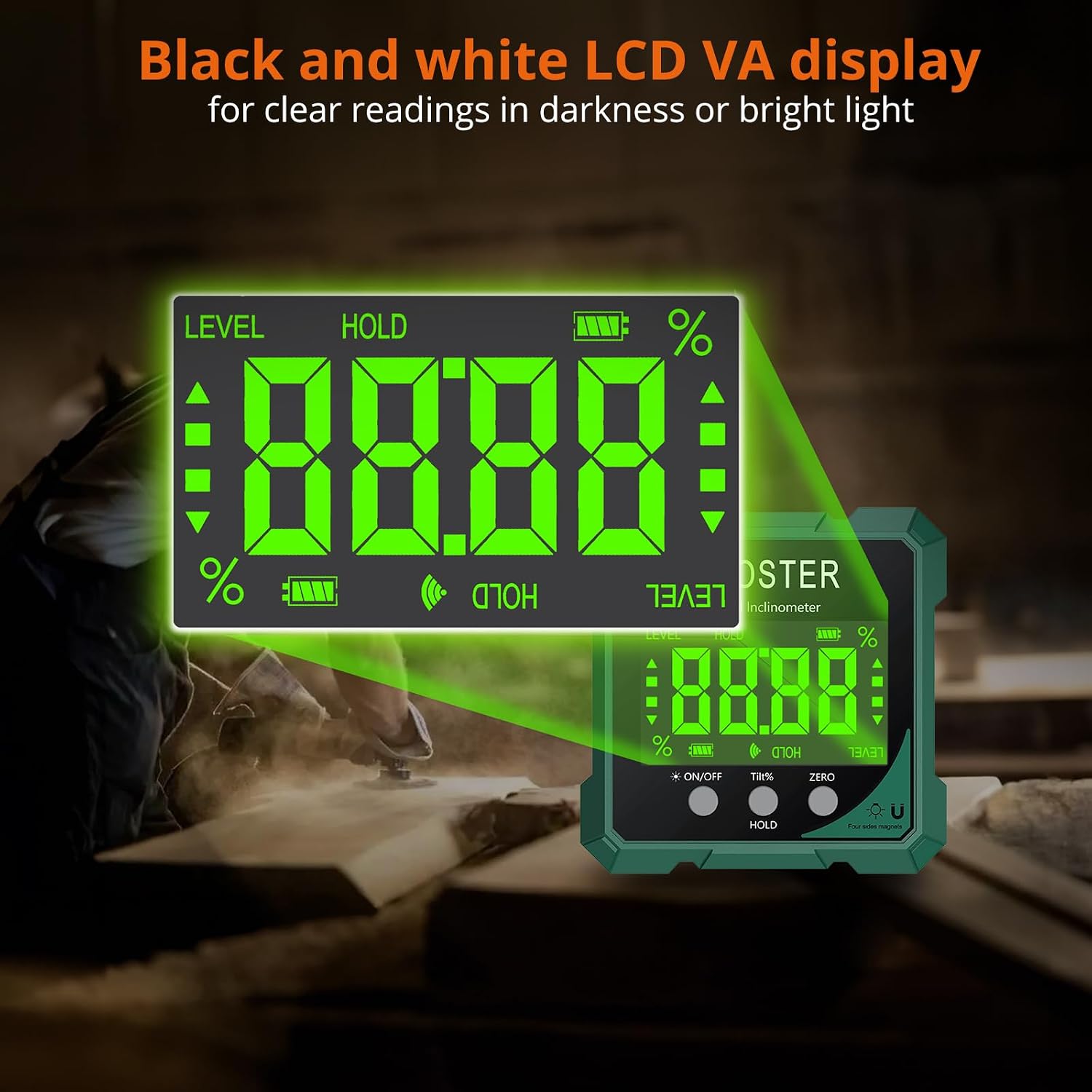 Detalle de Proster Digital Angle Finder IP54