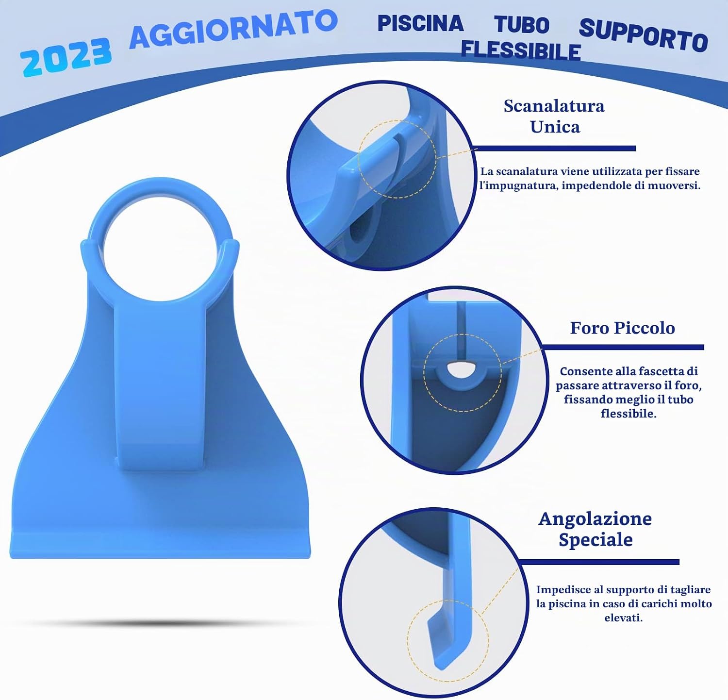 Thumbnail 2 de Supporti per tubi da piscina (2 pezzi) 26–38 mm – compatibili con Intex e Bestway