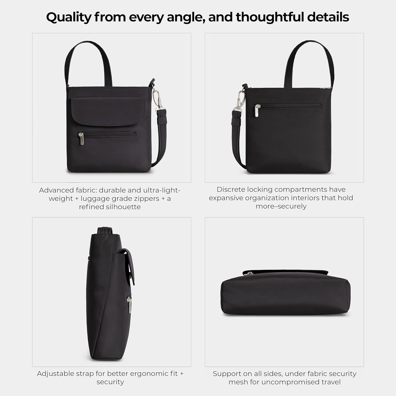 Thumbnail 3 de Travelon Anti-Theft Classic Mini Shoulder Bag