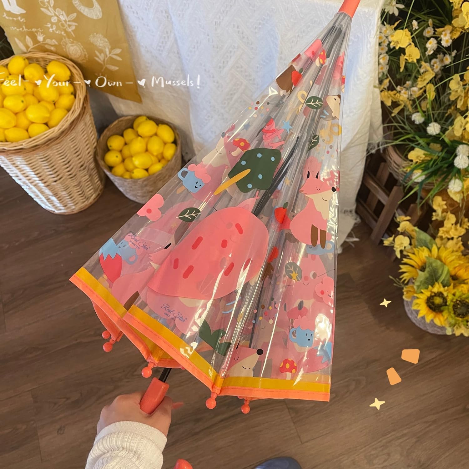 Detalle de Generic Kids Bubble Umbrella with Transparent Dome Canopy (Windproof, Auto-Open, Child-Safe Closure)
