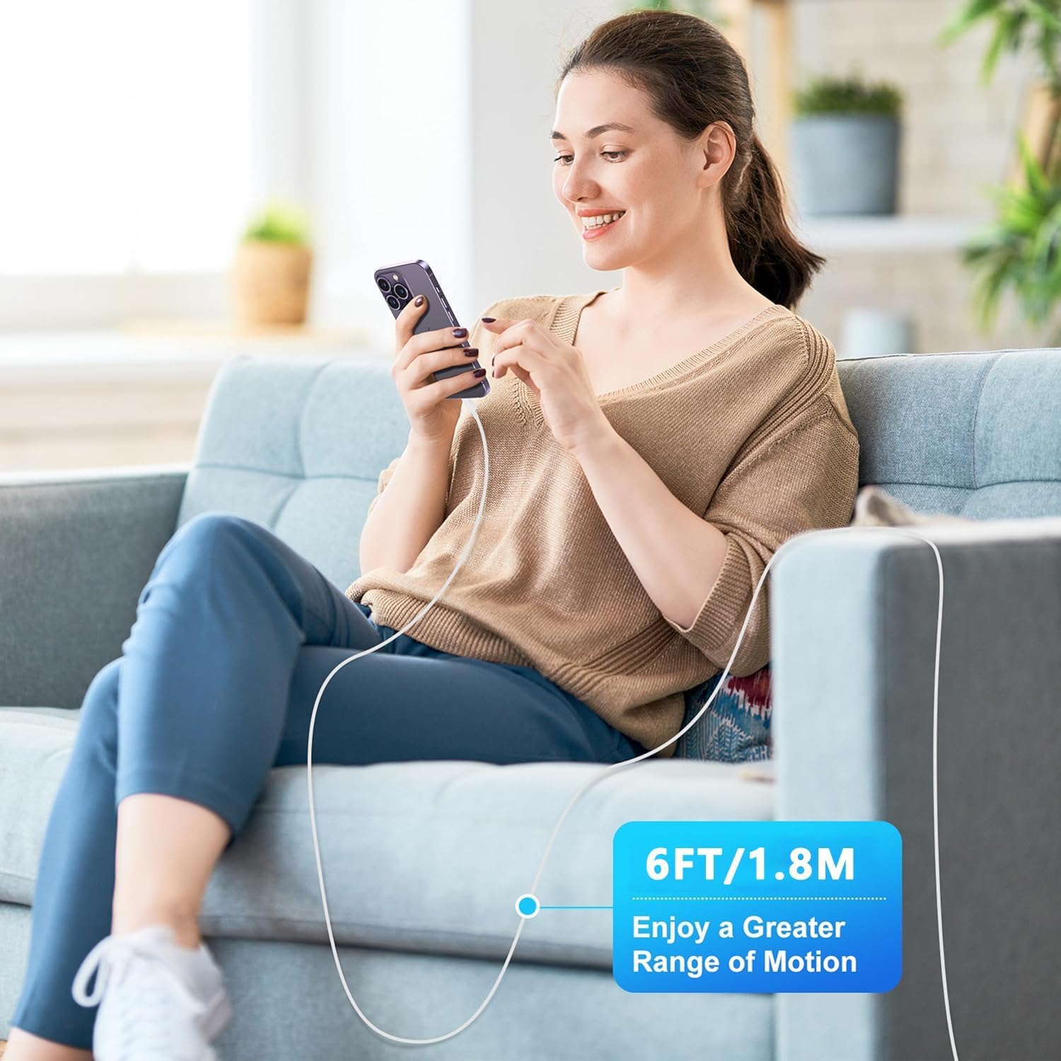 Thumbnail 5 de Apple iPhone Fast Charger 6FT USB‑C Lightning Cable