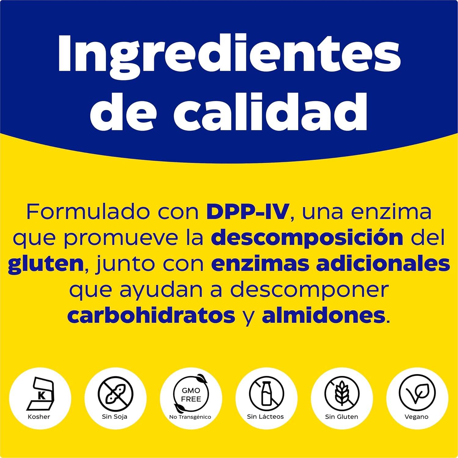 Detalle de Enzymedica Glutenease 60 cápsulas
