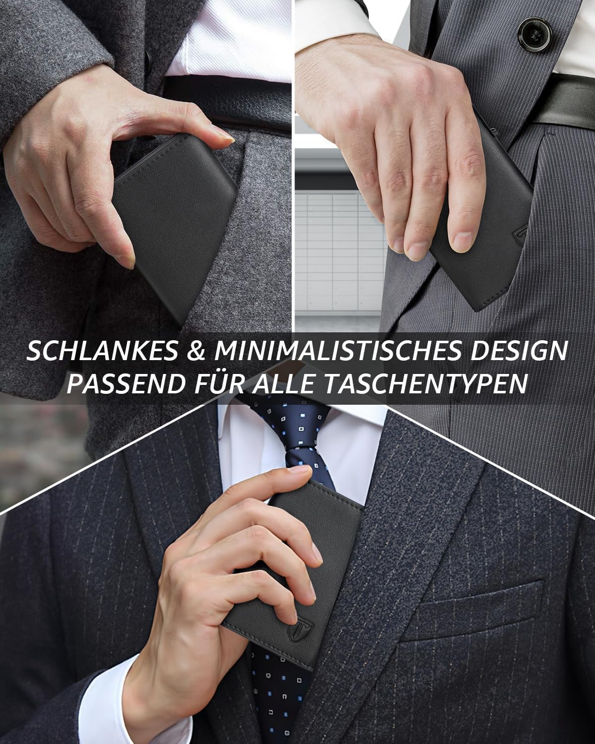 Thumbnail 5 de TEEHON Herren-Geldbörse Slim 10 x 6,6
