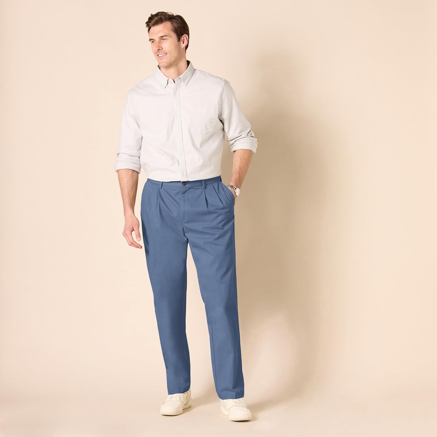 Thumbnail 6 de Amazon Essentials Herren Knitterfreie Chinohose mit klassischer Passform – Big & Tall
