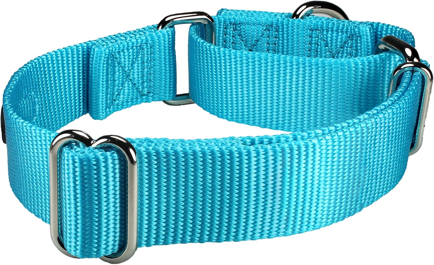 Thumbnail 3 de Mikivery Martingale Dog Collars Nylon Adjustable (Ice Blue) for Medium & Large Dogs
