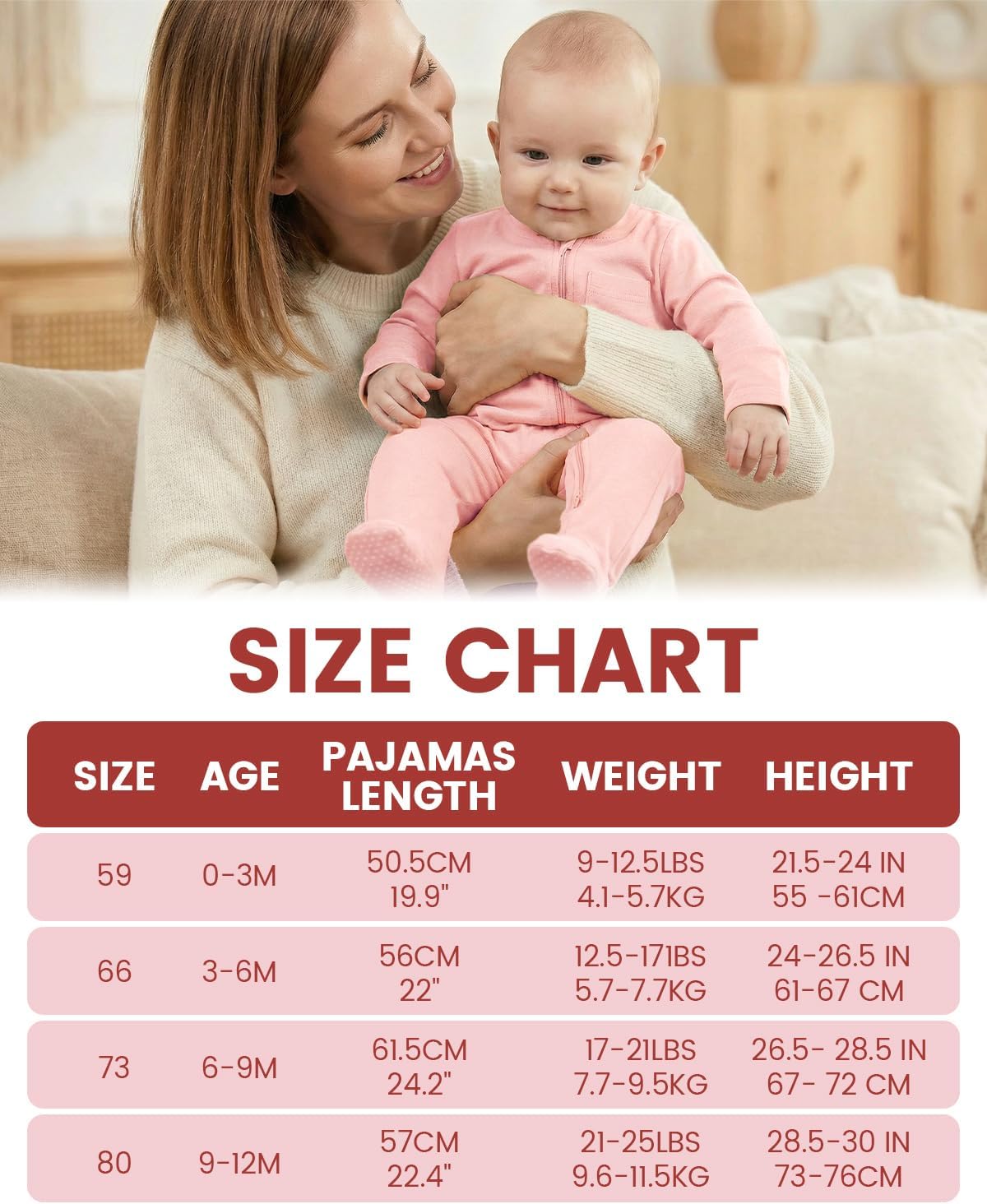 Thumbnail 6 de JiAmy babypyjama, 2 stuks in 100% katoen met lange mouwen en voetjes