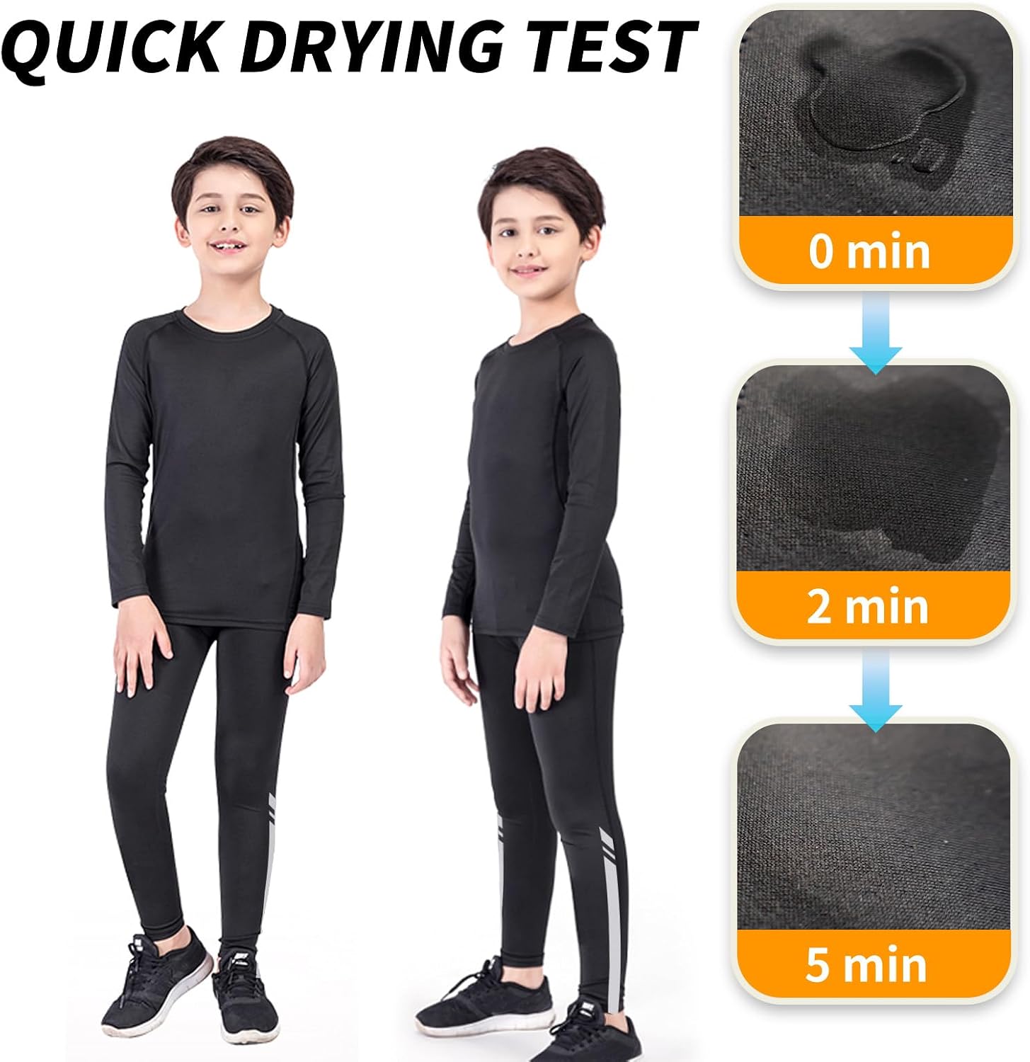 Thumbnail 6 de Qyibleri Kids Base Layer Football Skins Set for Boys 🧒⛹