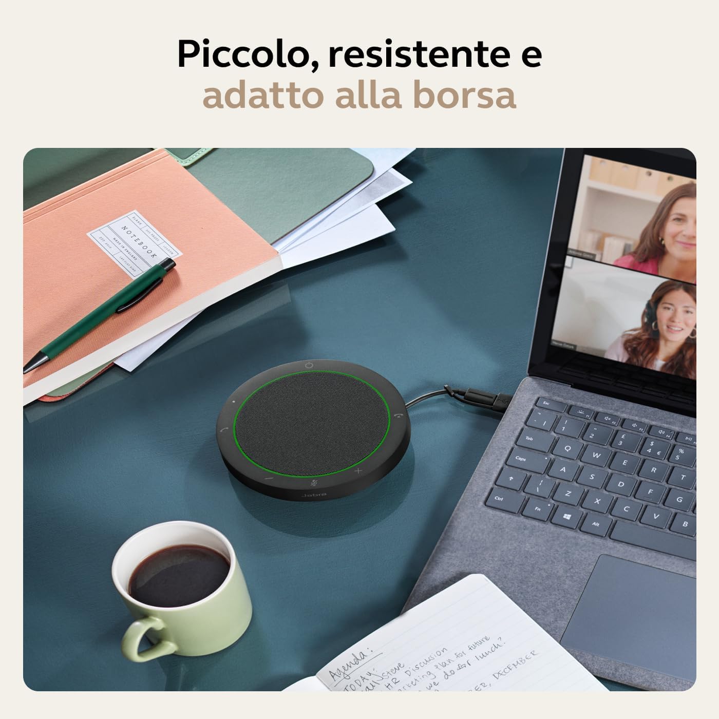 Thumbnail 6 de Jabra Speak2 40: vivavoce portatile con 4 microfoni e connettività USB-C/A