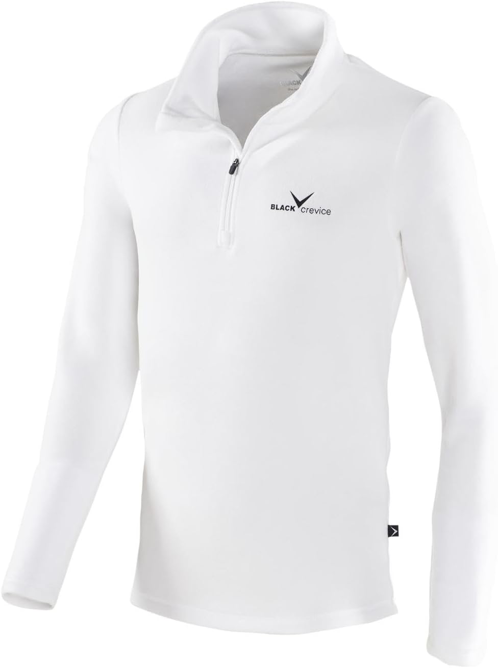 Detalle de Black Crevice Skirolli Maglia Uomo: comfort caldo in micropile