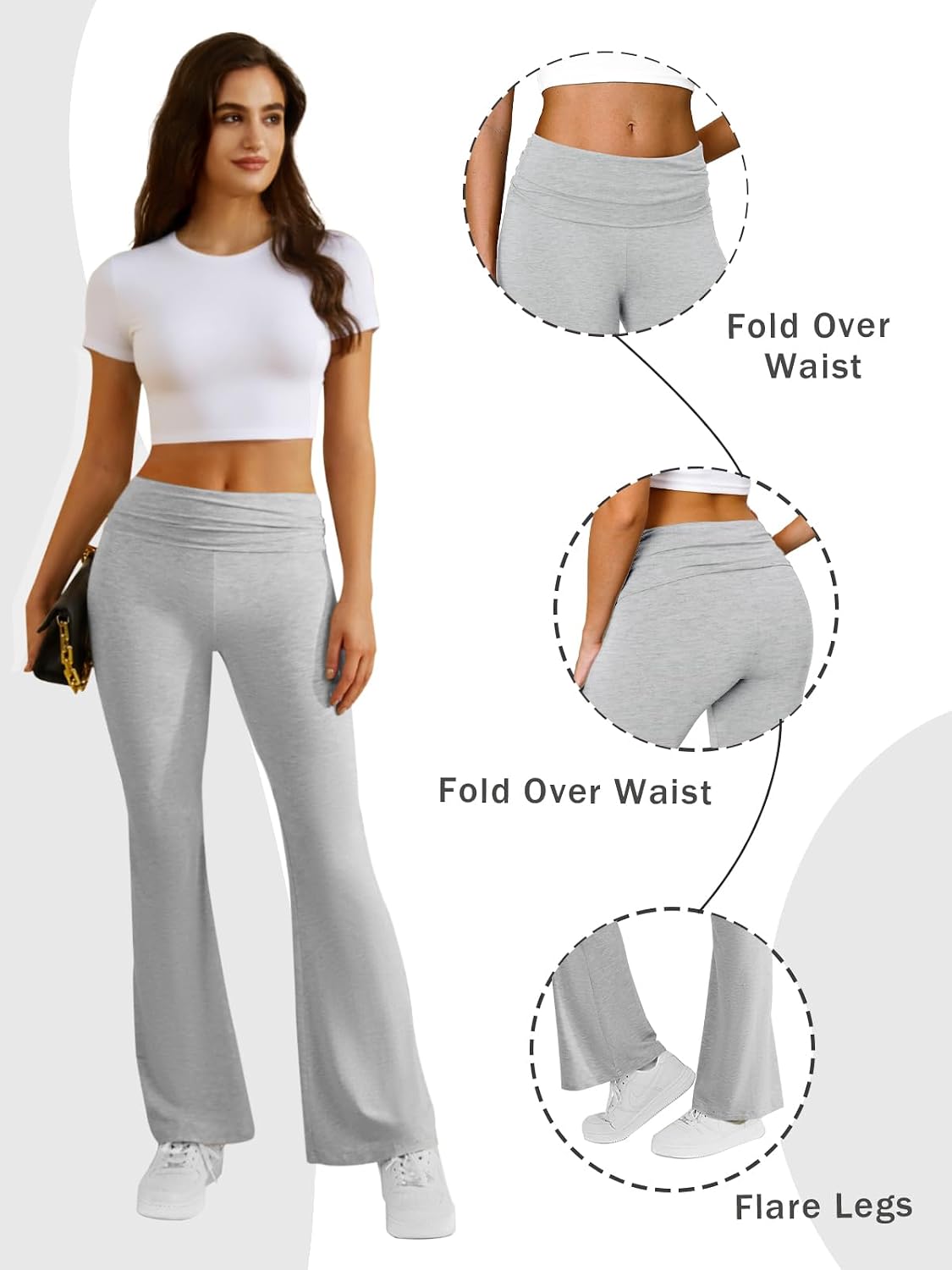 Detalle 2 de COPYLEAF Flare Leggings in Modal-Blend Fabric