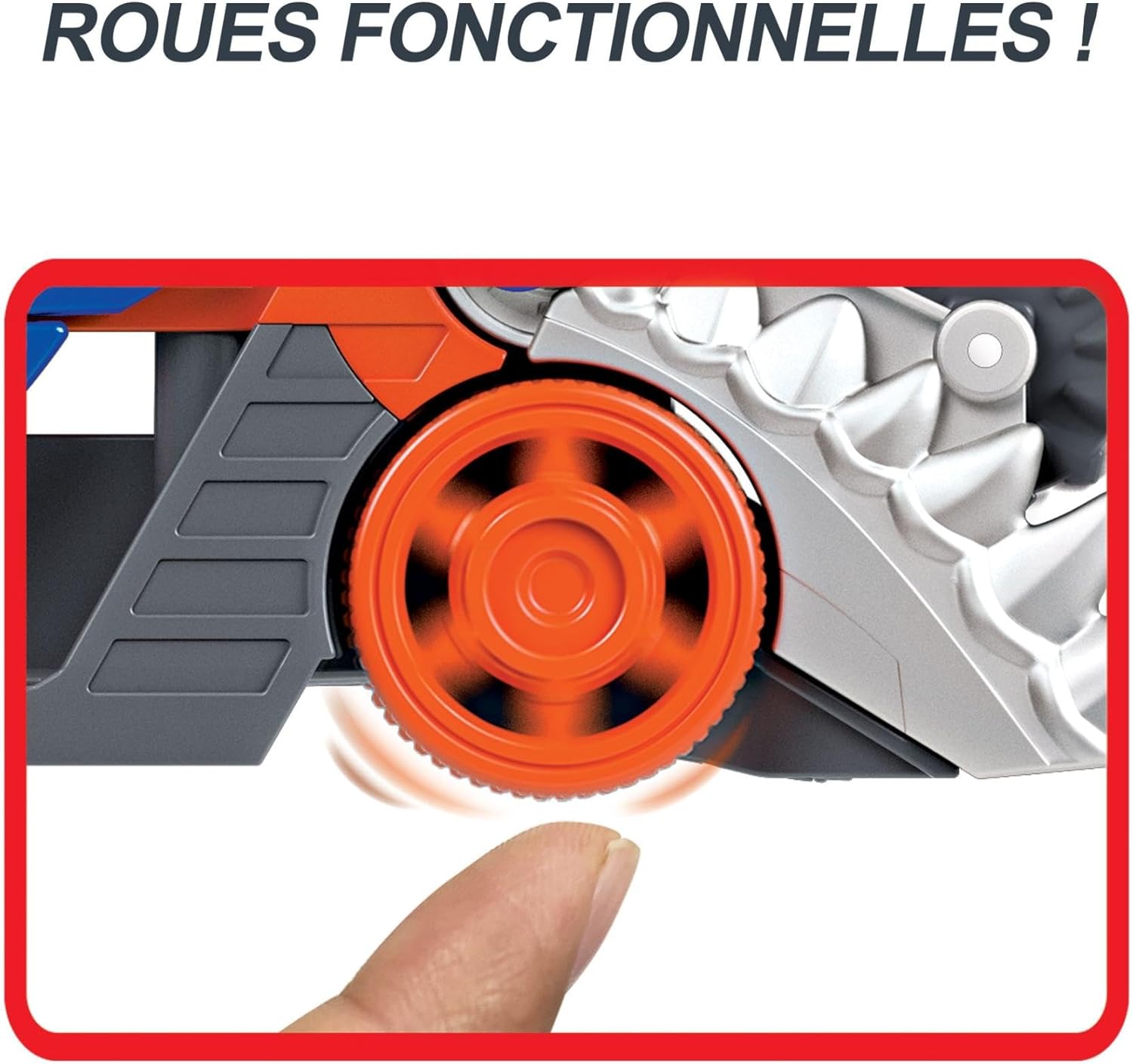 Thumbnail 2 de Hot Wheels City Requin Transporteur : Camion Shark Bite, transport et rangement intégré jusqu’à 5 véhicules