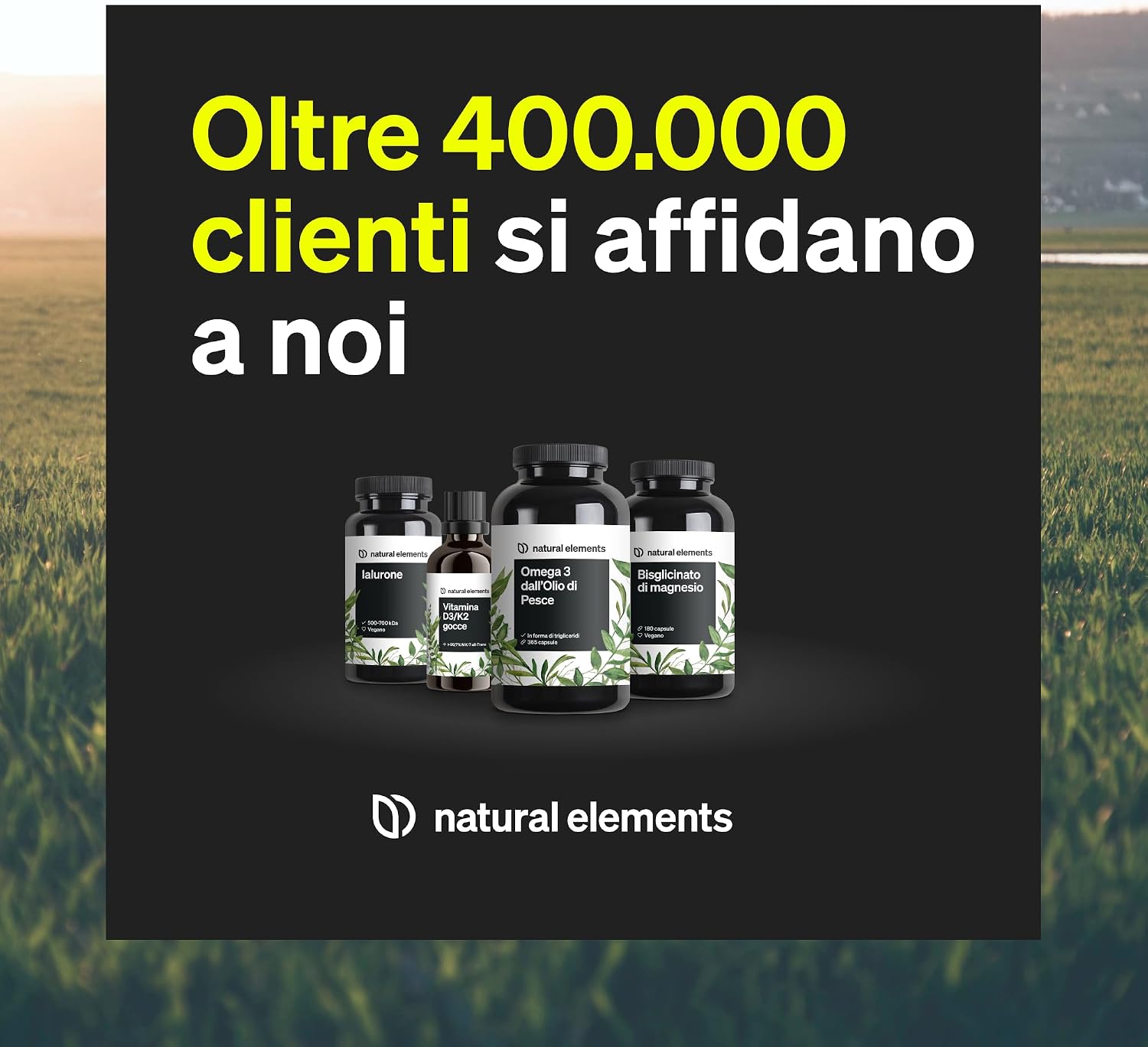 Detalle de Complesso Vitaminico B con 8 vitamine B essenziali e cofattori, 240 compresse vegane (Natural Elements)