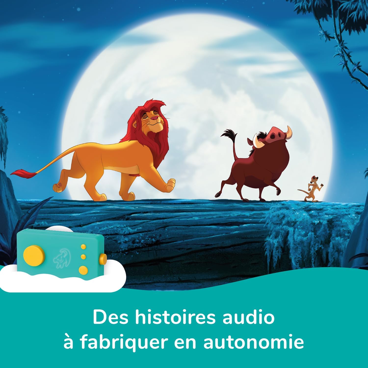 Thumbnail 6 de Lunii Pack Ma Fabrique à Histoires Special Disney : Boite à Histoires + Livre Audio Le Roi Lion + Livre au Choix – Conteuse Interactive Enfant 3-8 ans