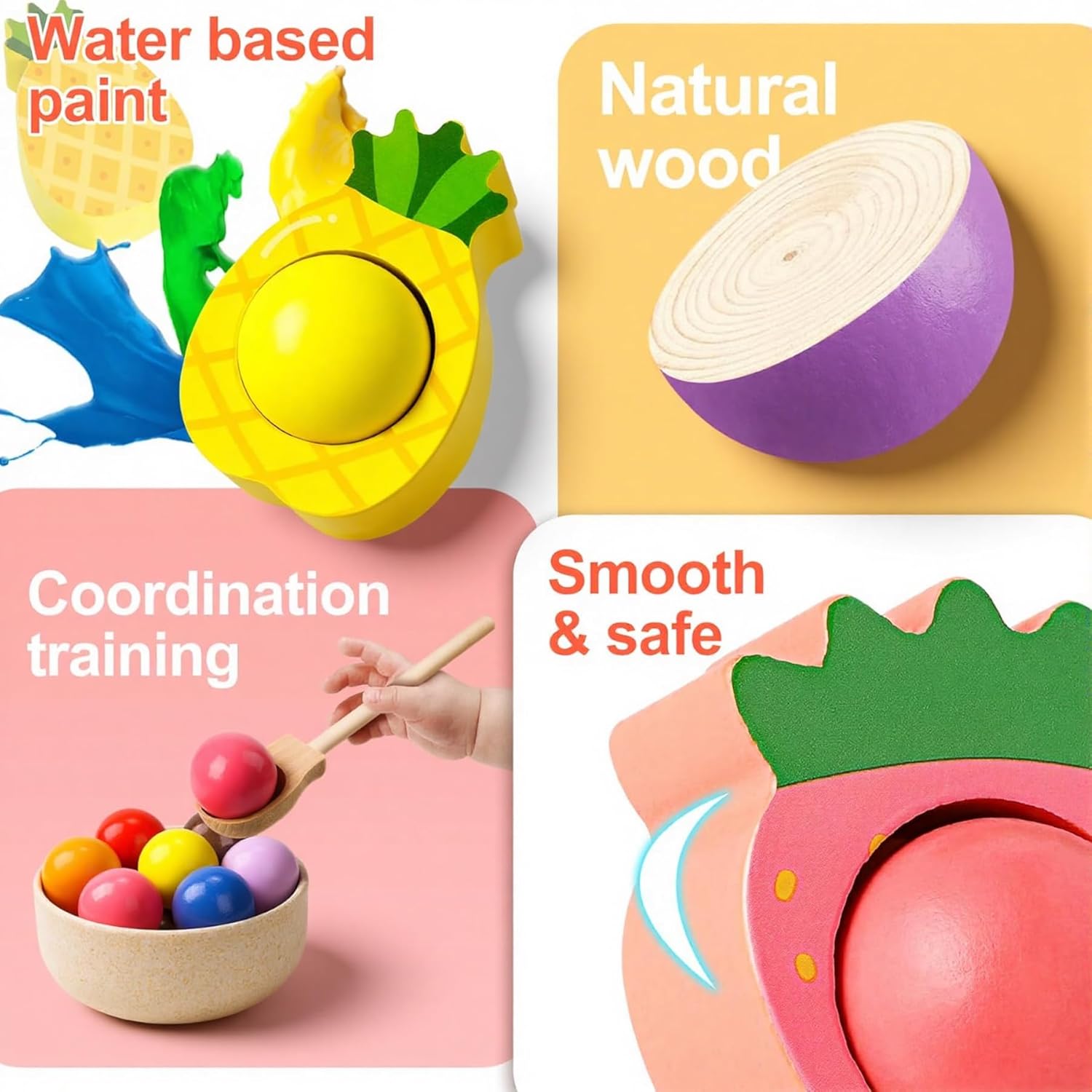 Thumbnail 4 de Seagoal Montessori Toys Wooden Sorting Set for Toddlers