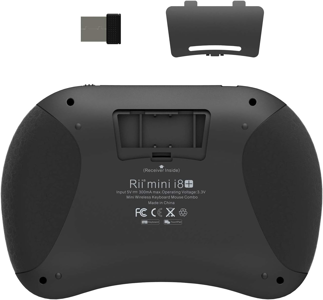 Thumbnail 4 de Rii Mini Clavier sans fil 2,4 GHz QWERTY rétroéclairé avec pavé tactile 360°