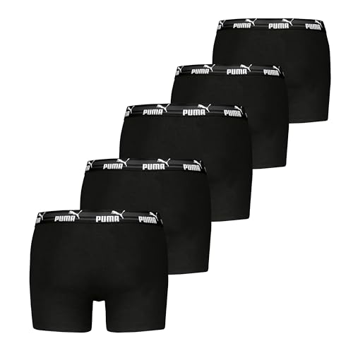 Detalle 2 de PUMA calzoncillos bóxer pack 5 negro L
