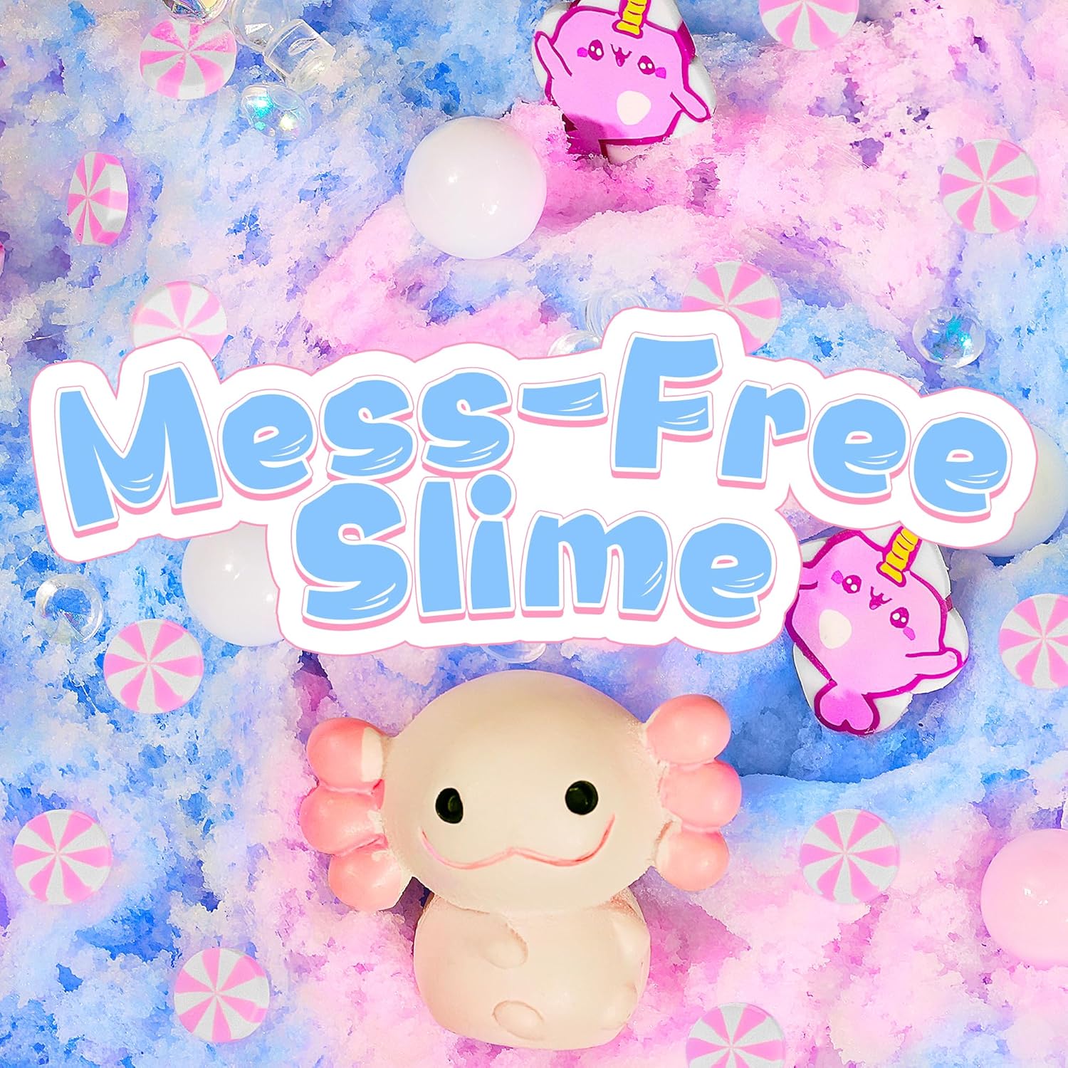 Detalle 2 de Joytry Axolotl Cloud Slime Kit 14 oz