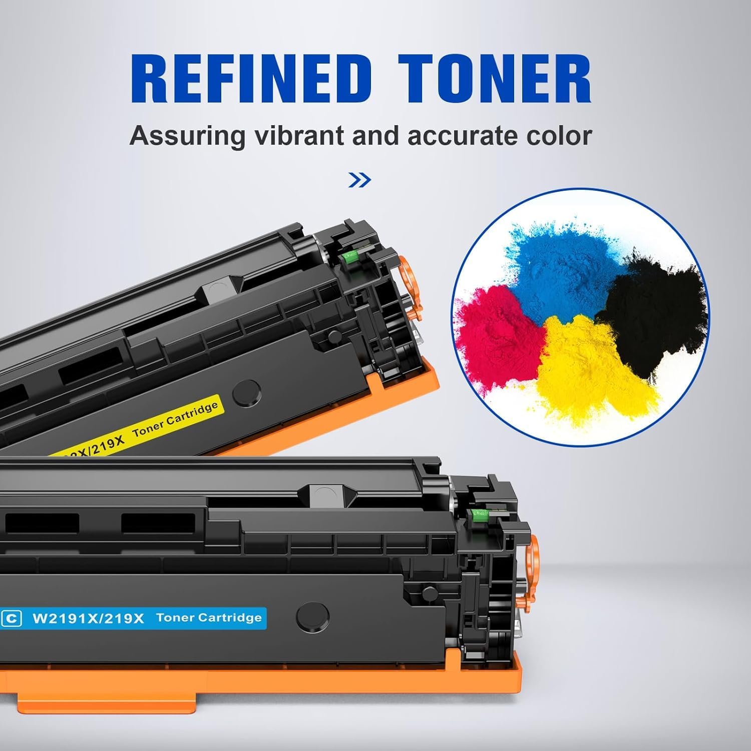 Thumbnail 3 de Q-image 219X 4-Pack Toner Cartridges (NO Chip) for HP 219X/219A – for HP Color LaserJet Pro 3202/3302 Series