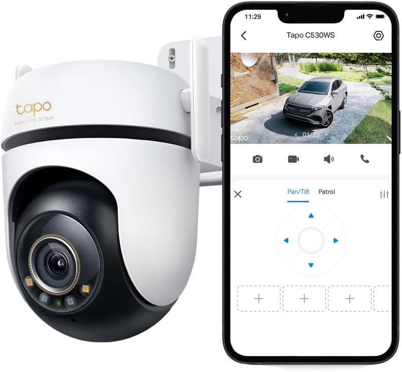Detalle de Tapo VistaCam 360° 3K 5MP Outdoor Camera