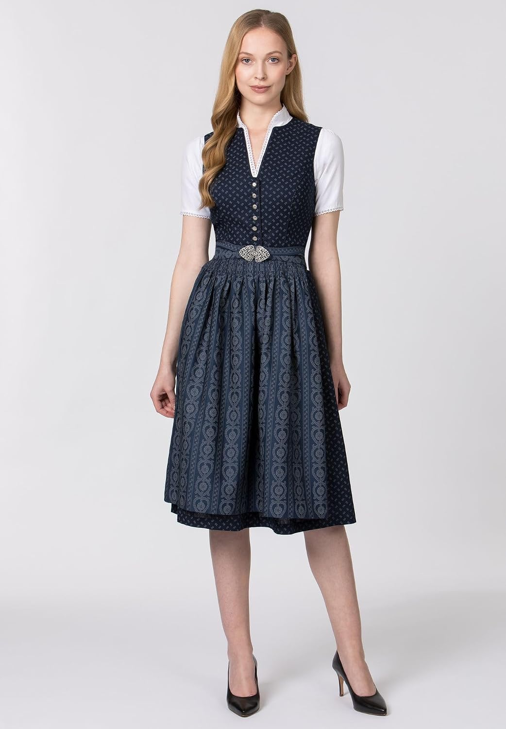 Detalle 2 de Stockerpoint Dirndl Ellie mit Schürze, Baumwolle