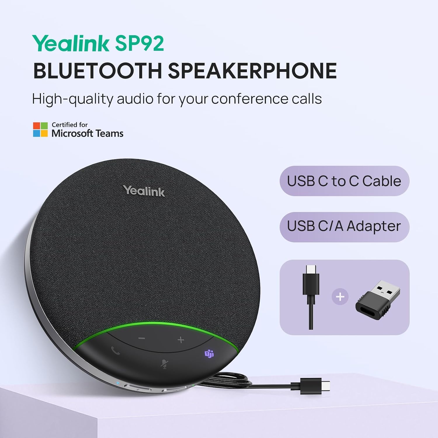 Detalle 2 de Yealink USB speakerphone SP92