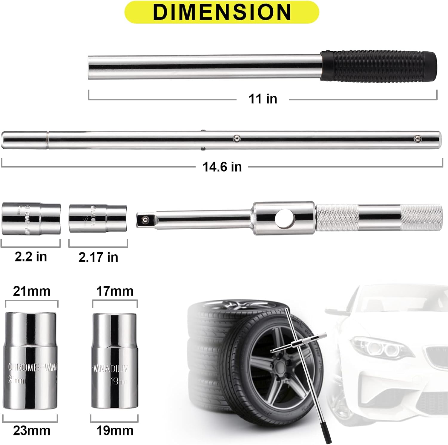 Detalle 2 de Spurtar 25" Wheel Brace Nut Wrench