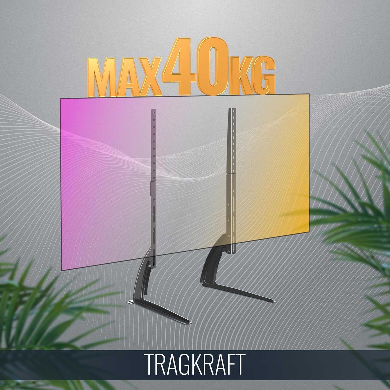 Thumbnail 5 de RICOO FS502 Support TV sur Pied 30-65" 40kg